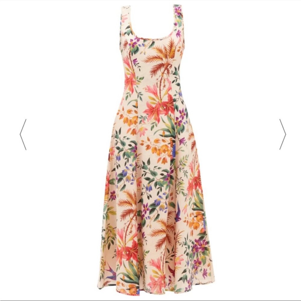 ZIMMERMANN resort 2022 Tropicana collection linen dress
